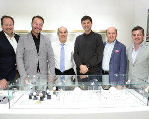 Meet the Watchmakers 2019 (from left): Tim Grönefeld, Bart Grönefeld, Leon Adams, Felix Baumgartner, Kari Voutilanen, and Romain Gauthier.