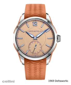 Grönefeld 1969 Deltaworks Salmon Orange Watch