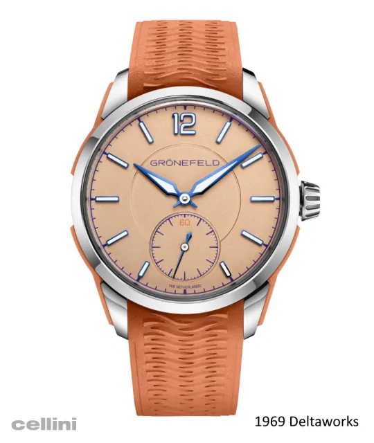 Grönefeld 1969 Deltaworks Salmon Orange Watch