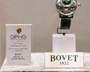 Recital 22 Grand Recital by Bovet, nominated in GPHG’s 2018 Mechanical Exception Category