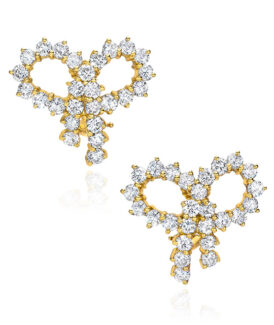 Bow Diamond Earrings