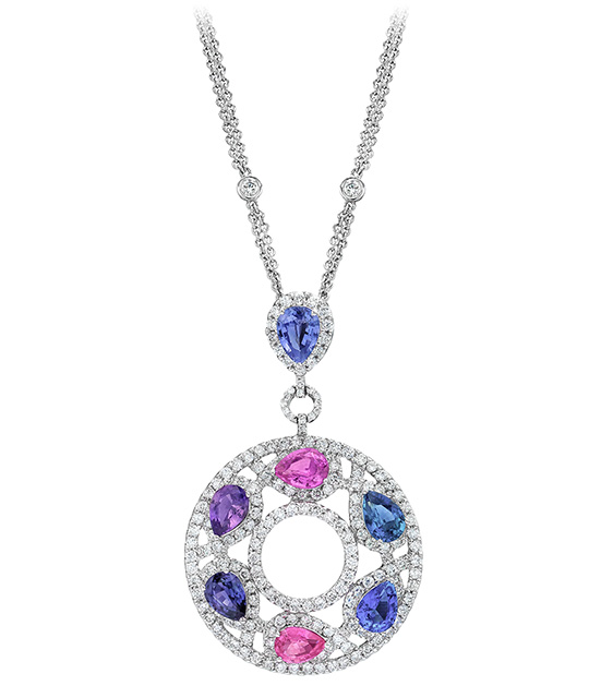 Cool Tone Sapphire Pendant | CELLINI | CELLINI JEWELERS