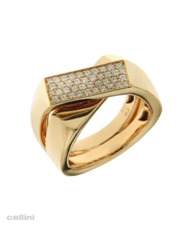 Crivelli Rose Gold and Diamond Ring