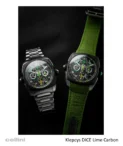 Cyrus Dice Lime Carbon Titanium Chronograph Watch