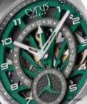 Cyrus - Klepcys GMT Palm Green watch