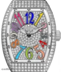 Franck Muller Lady Vanguard Diamond watch with Diamond dial