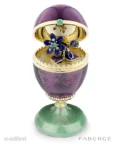 Fabergé Heritage Limited Edition Guilloché Enamel Anemone Surprise Egg