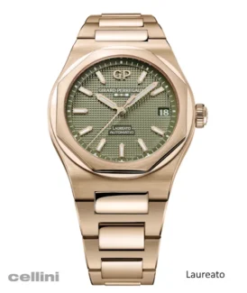 Girard-Perregaux Laureato Rose Gold Sage Green 81010-52-3333-1CM_ Watch