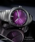 H..Moser STREAMLINER Centre Seconds Purple Watch