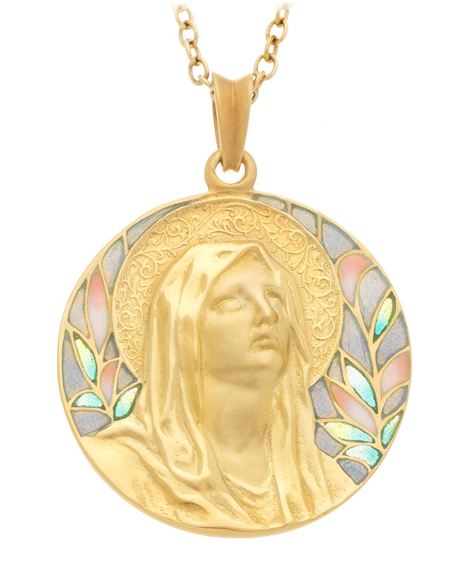 madonna medallion