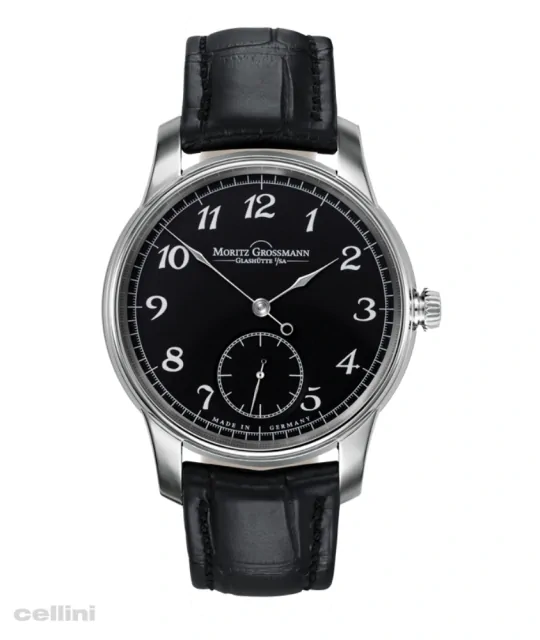 Moritz Grossmann 37 Arabic White Gold black Dial Watch MG-002267