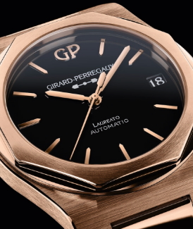 Girard-Perregaux Laureato 42mm Pink Gold & Onyx