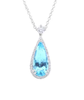 Oscar Heyman OH-903199 Platinum Paraiba Diamond Pendant