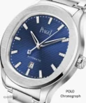 Piaget POLO Date blue dial with Diamond Markers G0A46018 watch