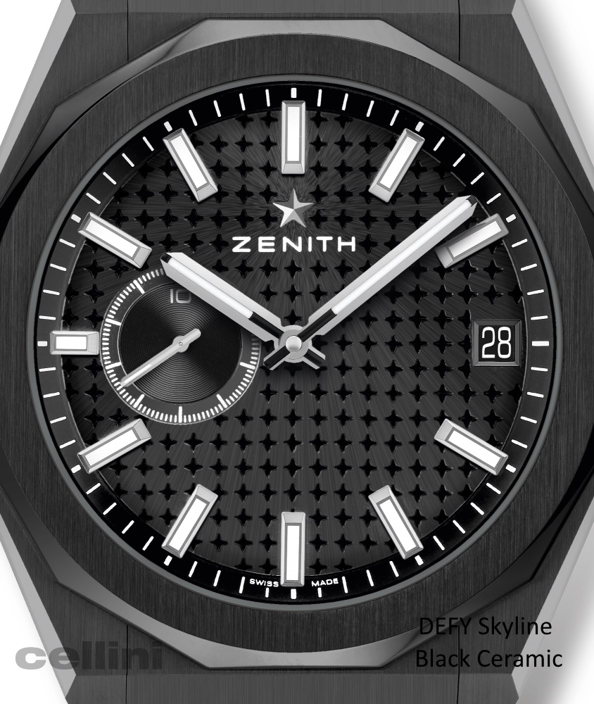 Zenith's NEW Black Ceramic Defy Skyline Skeleton - Watches